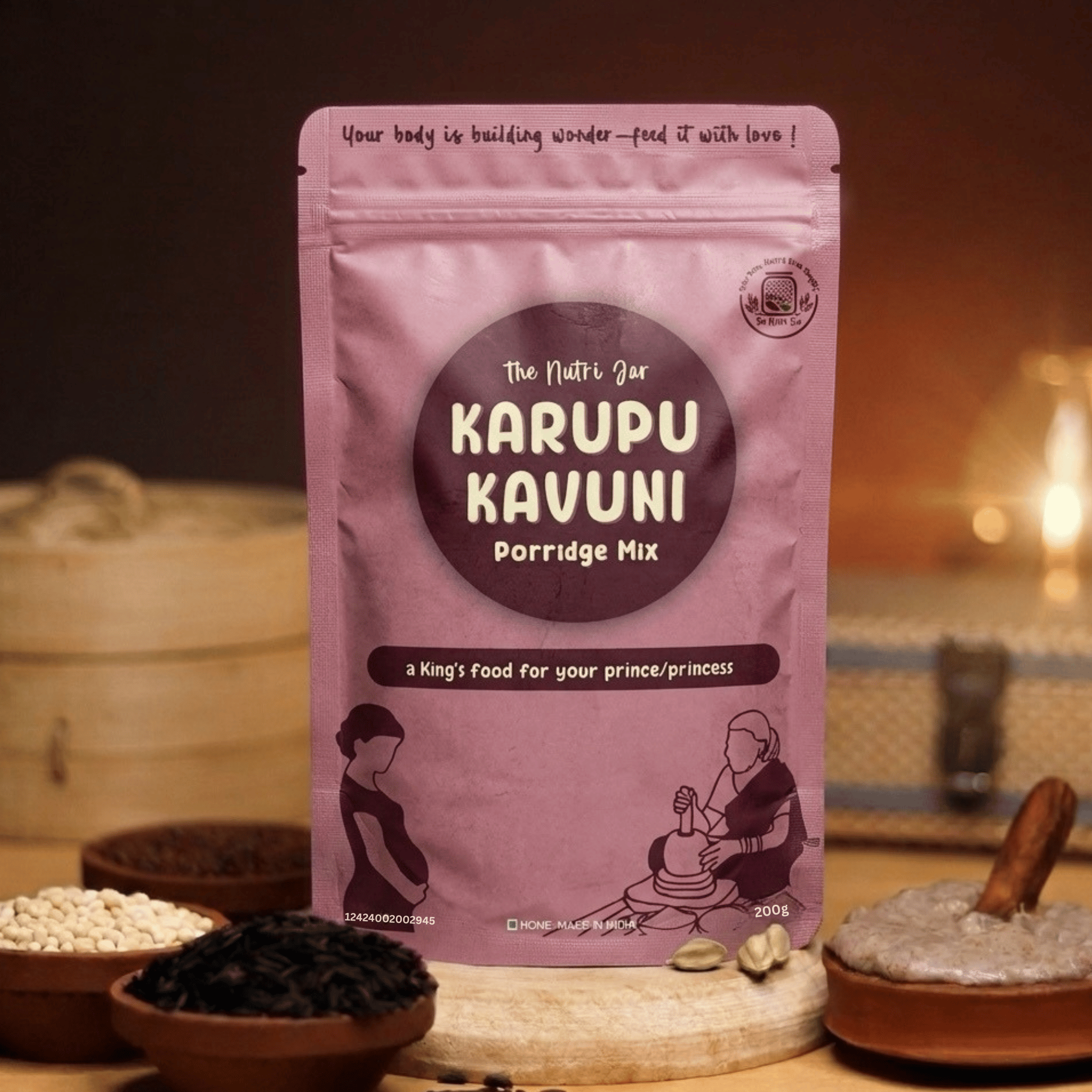 Karuppu Kavuni Porridge Mix(200g)