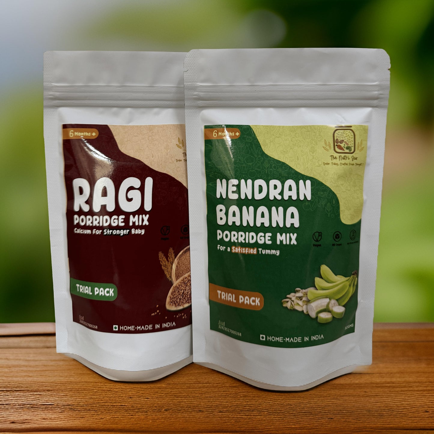 Stage 1 Combo Trial - Ragi(50g) + Nendran Banana Porridge(50g)