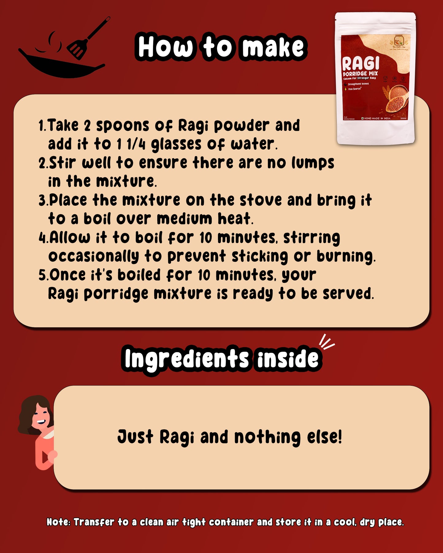 Ragi Porridge Mix(200g)