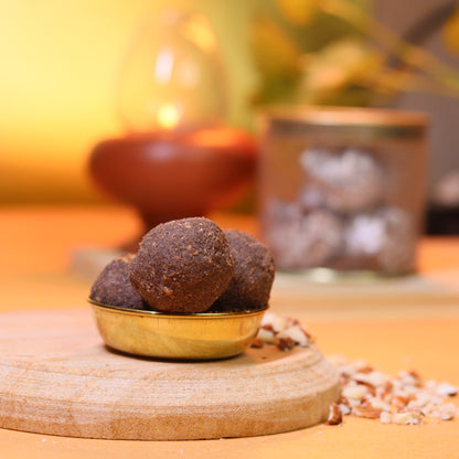 Organic Ragi Ladoo - made with pure A2 ghee