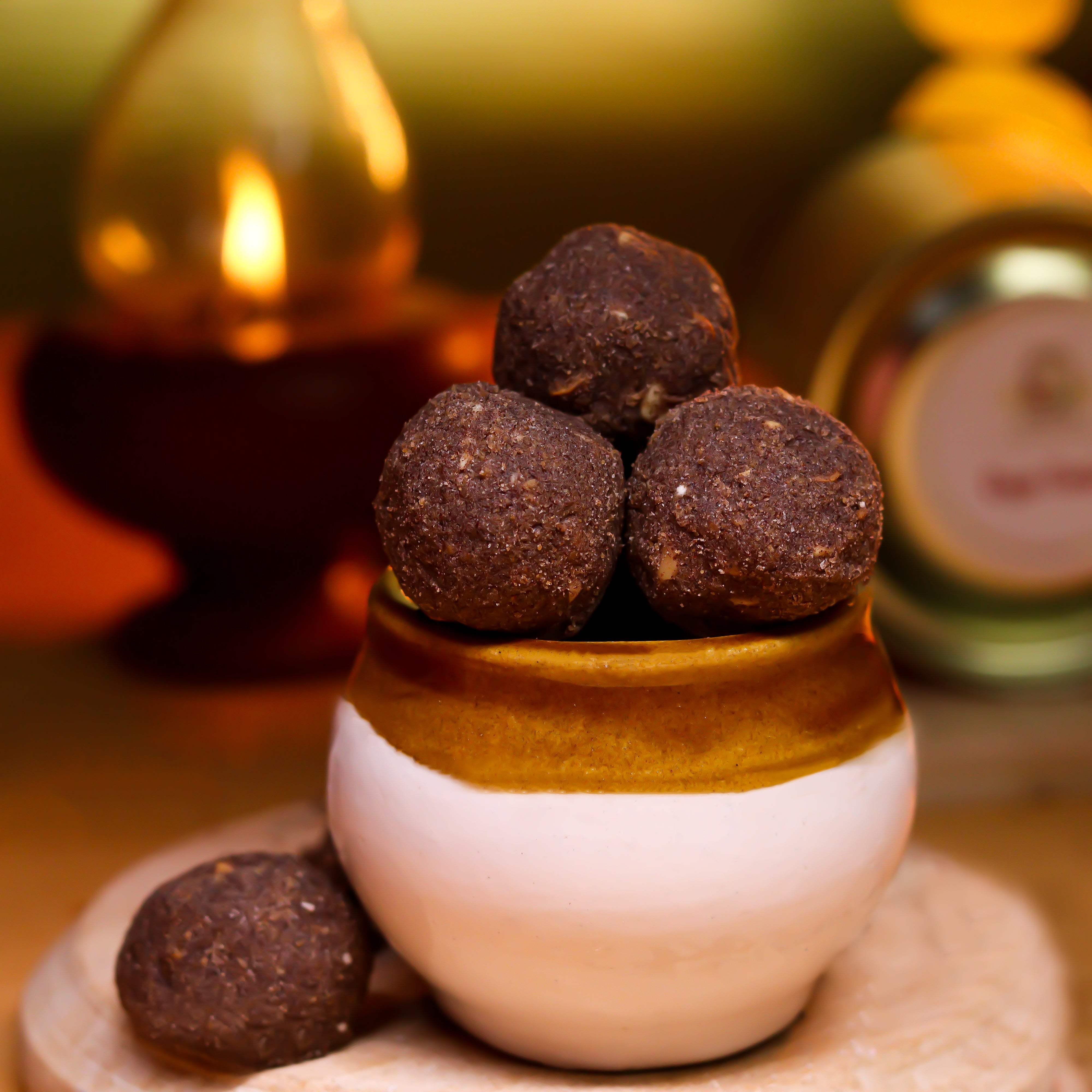 Organic Ragi Ladoo - made with pure A2 ghee