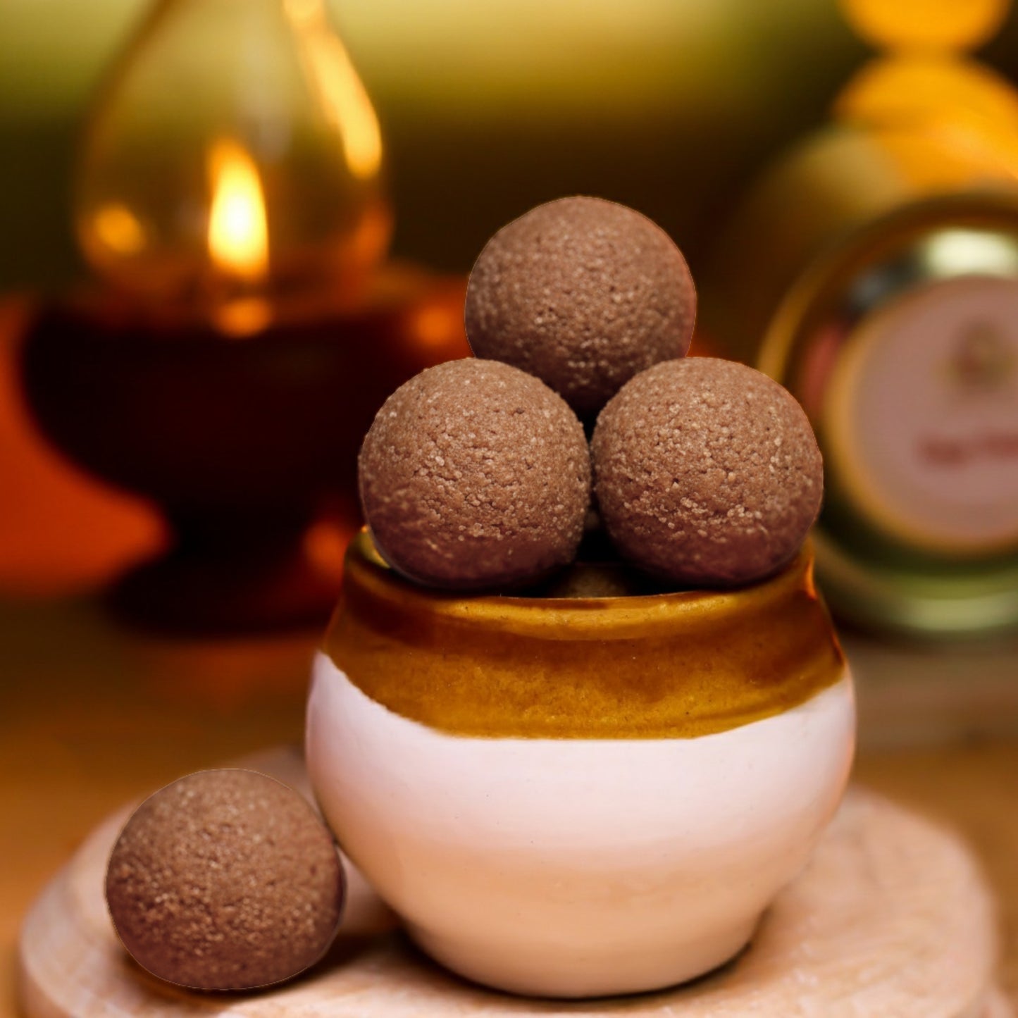 Organic Kambu Ladoo - made with pure A2 ghee