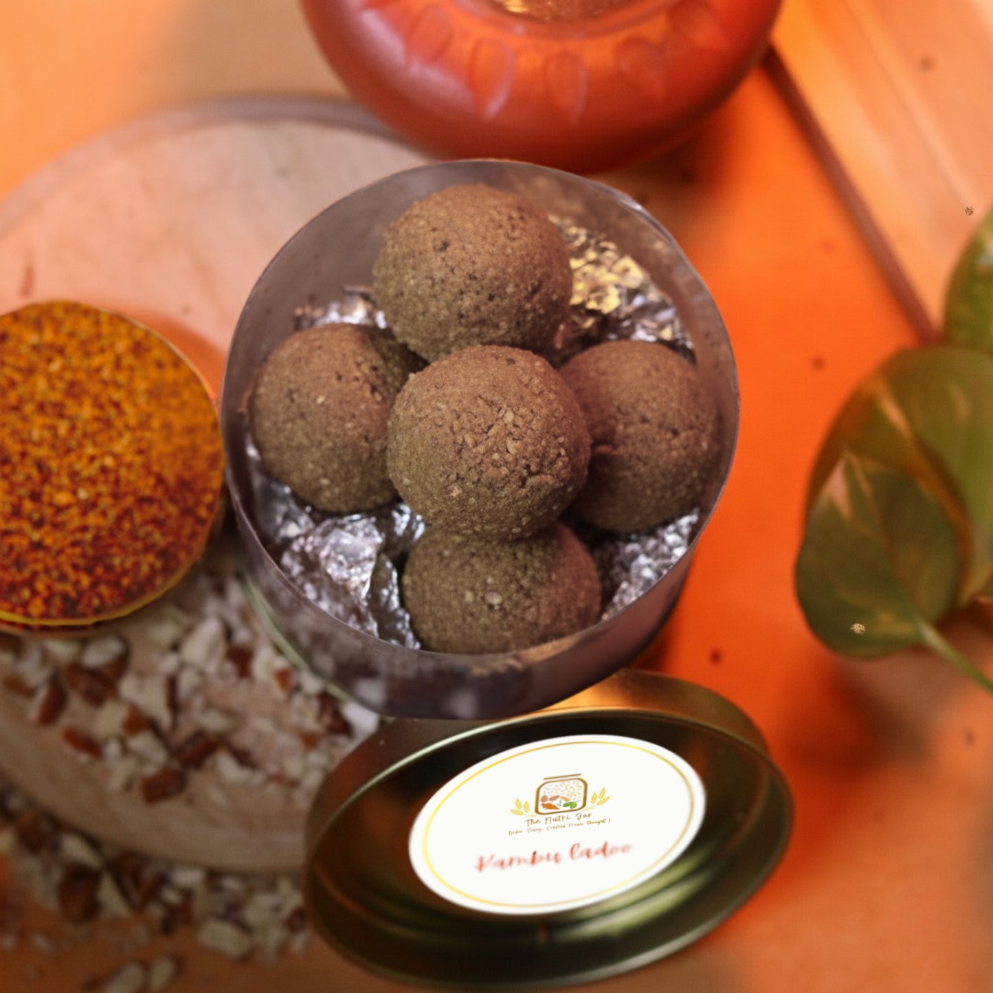 Organic Kambu Ladoo - made with pure A2 ghee