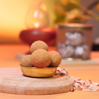 Organic Thinai Ladoo - made with pure A2 ghee