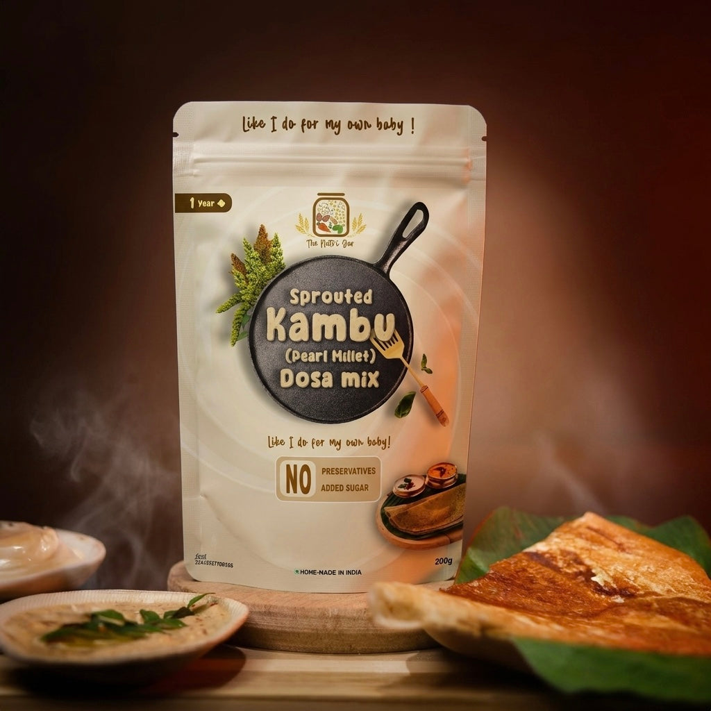 Sprouted Kambu(pearl millet) Dosa Mix(200g)