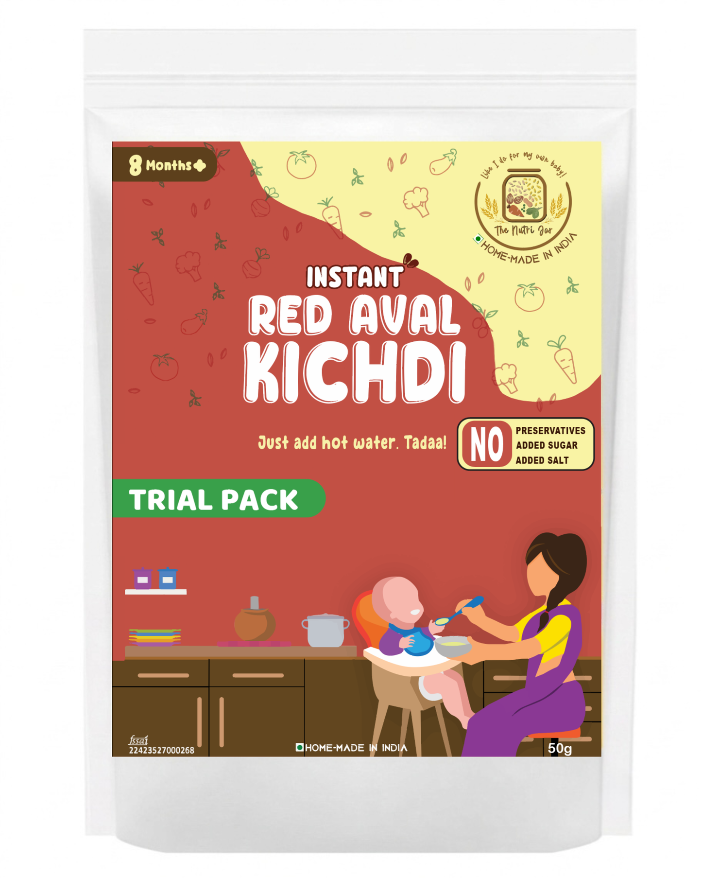 Instant Red Aval Kichdi - Trial Pack