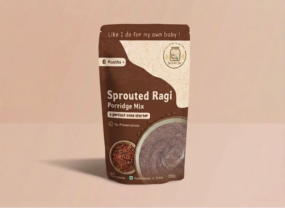Organic Sprouted Ragi Porridge Mix(200g)