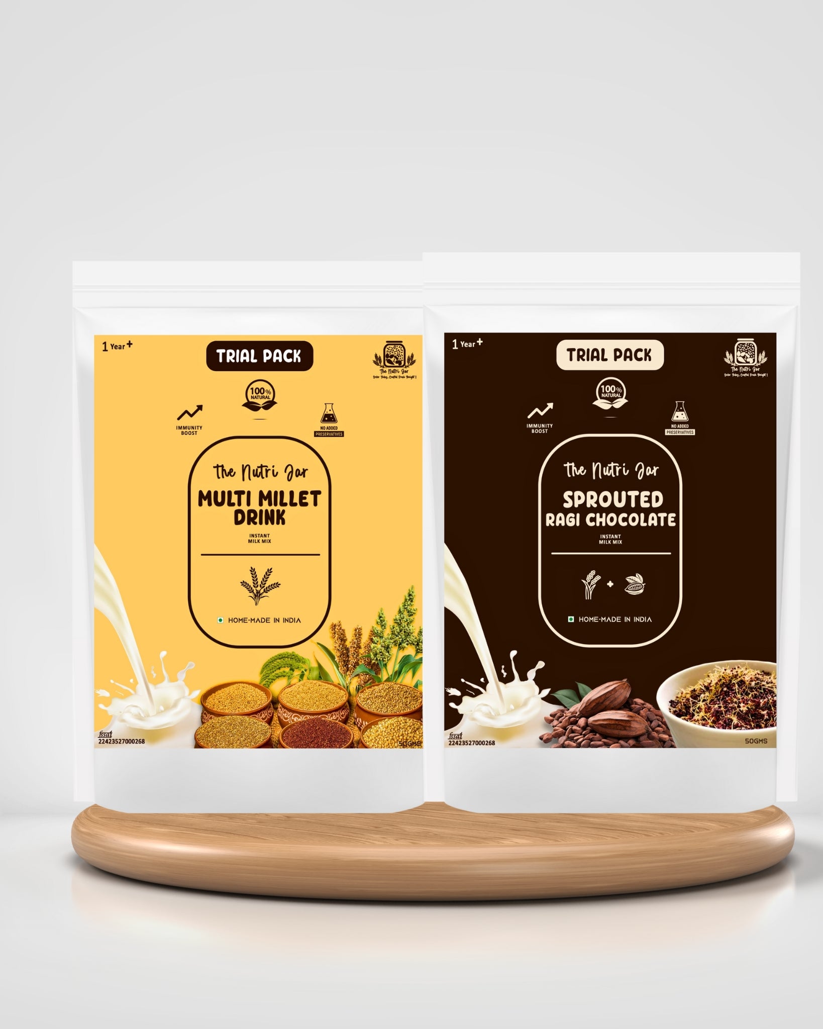 Organic Sprouted Ragi Porridge Mix(200g) – The Nutri Jar