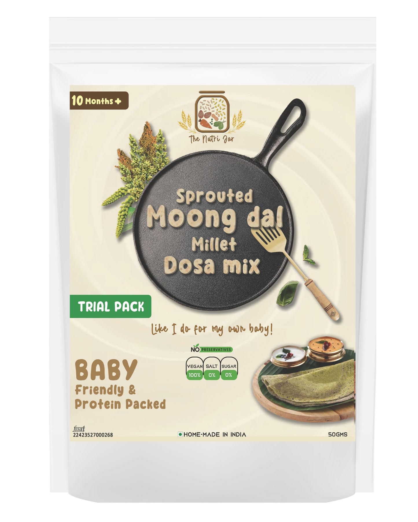 Sprouted Dosa Mix Trial Pack Combo(50g each)