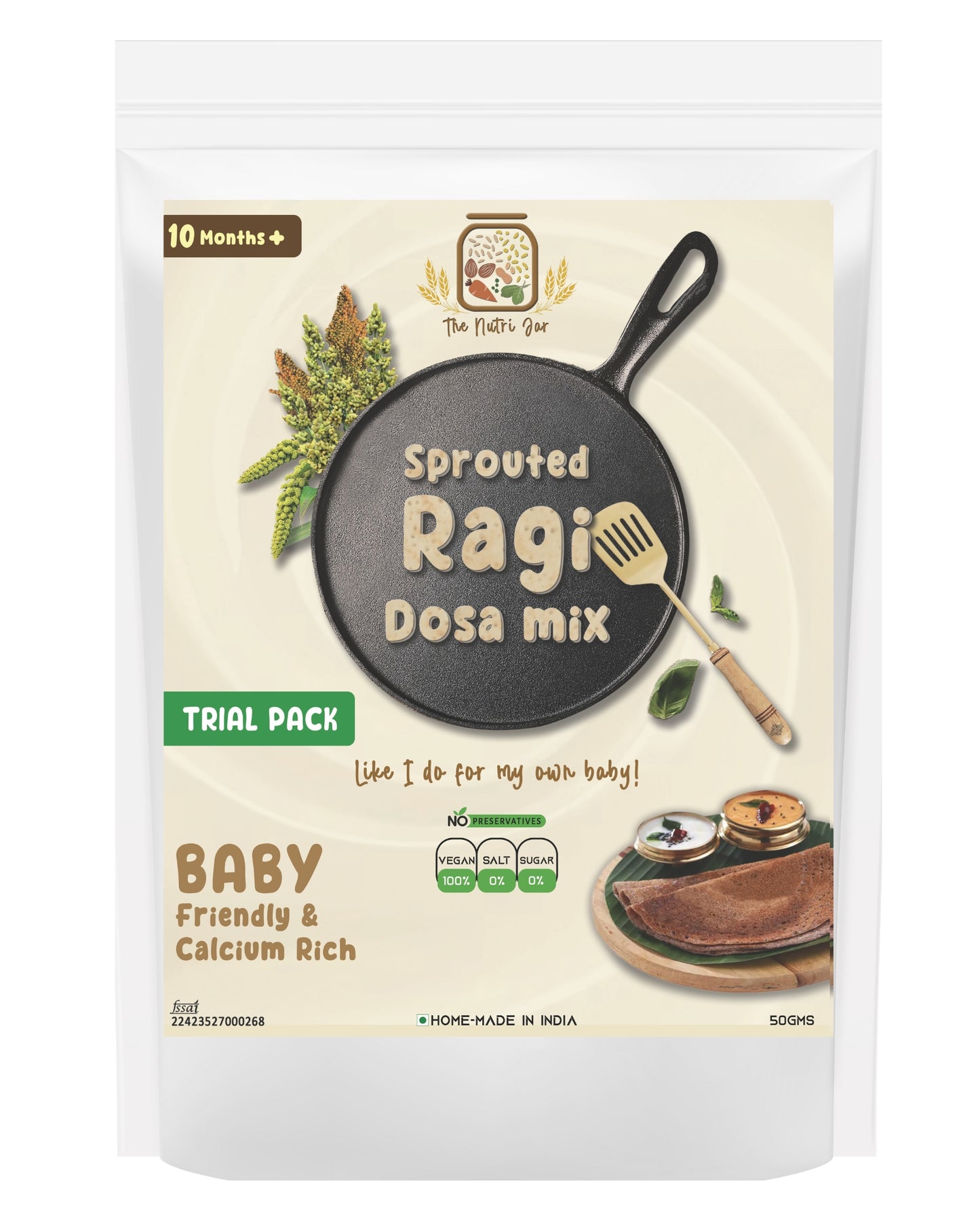 Sprouted Dosa Mix Trial Pack Combo(50g each)